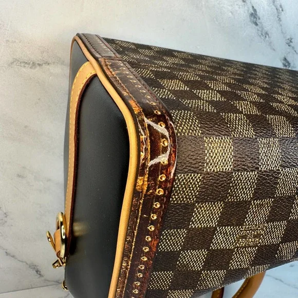 Louis Vuitton Transformed Speedy Bag Damier Ebene Time Trunk V Bandouliere 25 LV - Picture 11 of 15